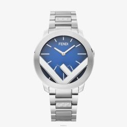 Fendi hombres 41 mm - reloj redondo con logo 2LH8E2432 accesorios moda