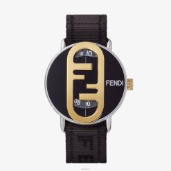 Fendi hombres 42 mm - reloj redondo con logo o'lock 2LH8E2347 accesorios plata