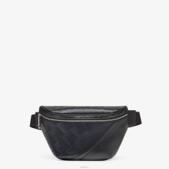 Fendi hombres bolsa de cinturón de cuero 2LH8E1797 accesorios negro
