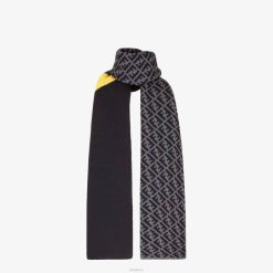 Fendi hombres bufanda de lana múltiple 2LH8E2541 accesorios moda