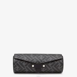 Fendi hombres caja de reloj de pu 2LH8E2512 accesorios gris