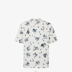Fendi hombres camiseta de punto 2LH8E1922 vestir blanco