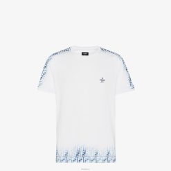 Fendi hombres camiseta de punto 2LH8E1957 vestir blanco