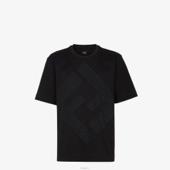 Fendi hombres camiseta de punto 2LH8E1972 vestir negro