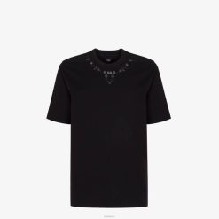 Fendi hombres camiseta de punto 2LH8E2052 vestir negro