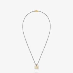 Fendi hombres collar 2LH8E2724 joyas plata