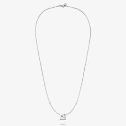 Fendi hombres collar 2LH8E2743 joyas plata