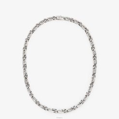 Fendi hombres collar en forma de o'lock 2LH8E2746 joyas moda