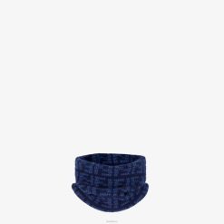 Fendi hombres cuello de cachemira 2LH8E2463 accesorios azul