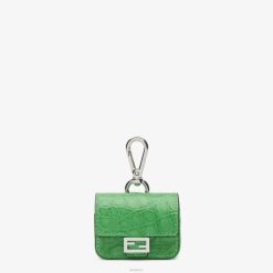 Fendi hombres encanto de caimán 2LH8E2422 accesorios verde