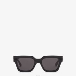 Fendi hombres gafas de sol de acetato gráfico 2LH8E2389 accesorios negro