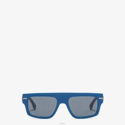 Fendi hombres gafas de sol de acetato gráfico 2LH8E2416 accesorios azul