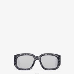 Fendi hombres gafas de sol de acetato sombra 2LH8E2353 accesorios gris