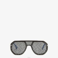 Fendi hombres gafas de sol ff evolución 2LH8E2526 accesorios blanco