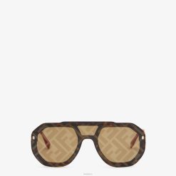 Fendi hombres gafas de sol habanas 2LH8E2358 accesorios negro