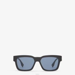 Fendi hombres gafas de sol o'lock de acetato 2LH8E2547 accesorios negro