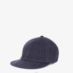 Fendi hombres gorra de béisbol de mezclilla 2LH8E2368 accesorios azul
