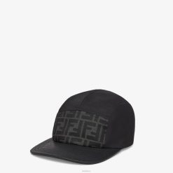 Fendi hombres gorra de béisbol de nailon 2LH8E2327 accesorios negro