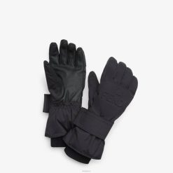 Fendi hombres guantes de tela técnica 2LH8E2210 accesorios negro
