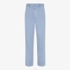 Fendi hombres pantalones de gabardina 2LH8E1923 vestir azul claro