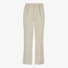Fendi hombres pantalones de lino 2LH8E1916 vestir gris