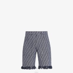 Fendi hombres pantalones de mezclilla 2LH8E2042 vestir azul