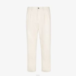 Fendi hombres pantalones de mezclilla 2LH8E2201 vestir blanco
