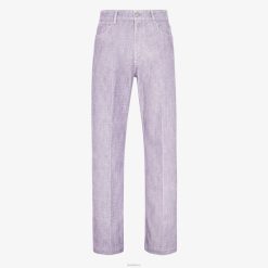 Fendi hombres pantalones de mezclilla lila 2LH8E2188 vestir púrpura