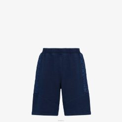 Fendi hombres pantalones de punto 2LH8E2073 vestir azul