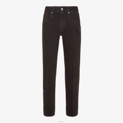 Fendi hombres pantalones vaqueros 2LH8E1964 vestir marrón