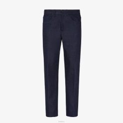 Fendi hombres pantalones vaqueros 2LH8E2046 vestir azul