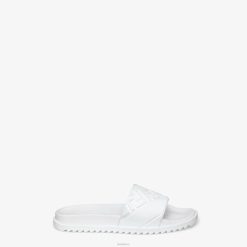 Fendi hombres plantilla de goma 2LH8E2321 zapatos blanco