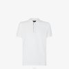 Fendi hombres polo de piqué 2LH8E2171 vestir blanco