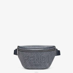 Fendi hombres riñonera de piel con estampado ff a rayas 2LH8E1793 accesorios multicolor