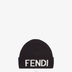 Fendi hombres sombrero de lana 2LH8E2528 accesorios blanco
