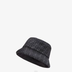 Fendi hombres sombrero de lana 2LH8E2533 accesorios gris