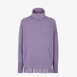 Fendi hombres suéter de lana lila 2LH8E1973 vestir púrpura