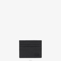 Fendi hombres tarjetero de cuero 2LH8E2670 accesorios negro
