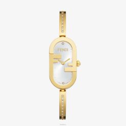 Fendi mujer 14,80 x 28,30 mm: reloj ovalado con logotipo o'lock 2LH8E313 accesorios oro