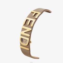 Fendi mujer 17,80 x 19,80 mm - reloj de pulsera con letras 2LH8E46 accesorios gris