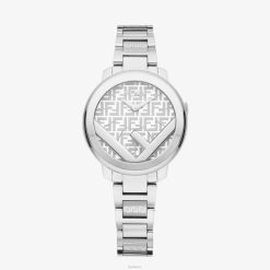 Fendi mujer 28 mm - reloj redondo con logo 2LH8E177 accesorios plata