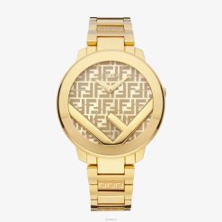 Fendi mujer 36 mm - reloj redondo con logo 2LH8E172 accesorios oro