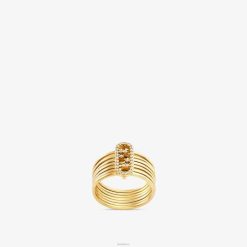 Fendi mujer anillo en o 2LH8E1675 joyas oro