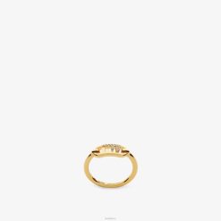 Fendi mujer anillo en o'lock 2LH8E1690 joyas oro