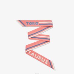 Fendi mujer bandeau de seda envolvente 2LH8E125 accesorios rosa