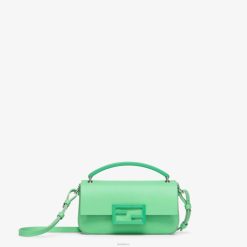 Fendi mujer bolsa de charol 2LH8E734 accesorios verde
