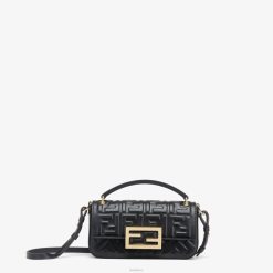 Fendi mujer bolsa de cuero de napa 2LH8E676 accesorios negro