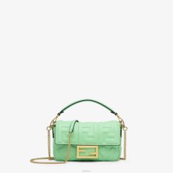 Fendi mujer bolso baguette mini de piel de napa 2LH8E726 accesorios verde
