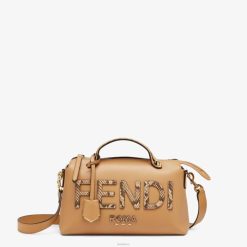 Fendi mujer bolso boston de piel y elaphe 2LH8E878 accesorios marrón