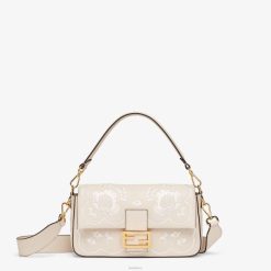 Fendi mujer bolso camelia de piel con bordado floral 2LH8E653 accesorios rosa